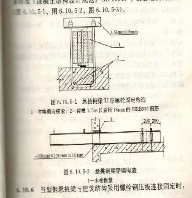 悬挑脚手架-悬挑材质不对