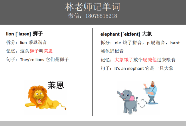 拆分:ele 饿了拼音,p 屁谐音,hant 喊他近似音 记忆:大象饿了,放个屁