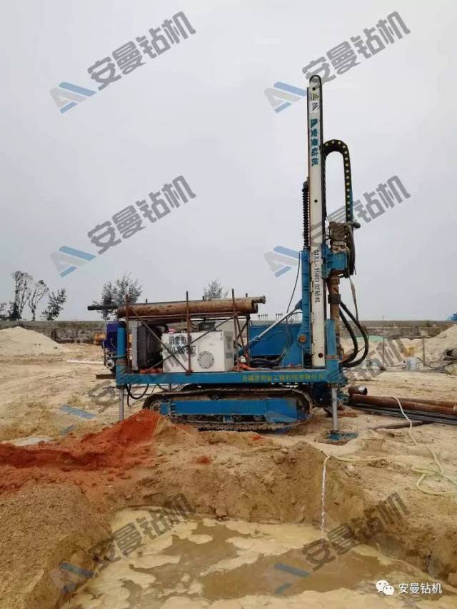 安曼钻机mxl-150d在广东惠州施工案例分享
