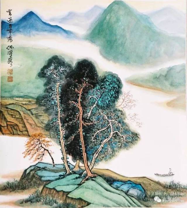 大师何海霞的国画小品,真养眼!