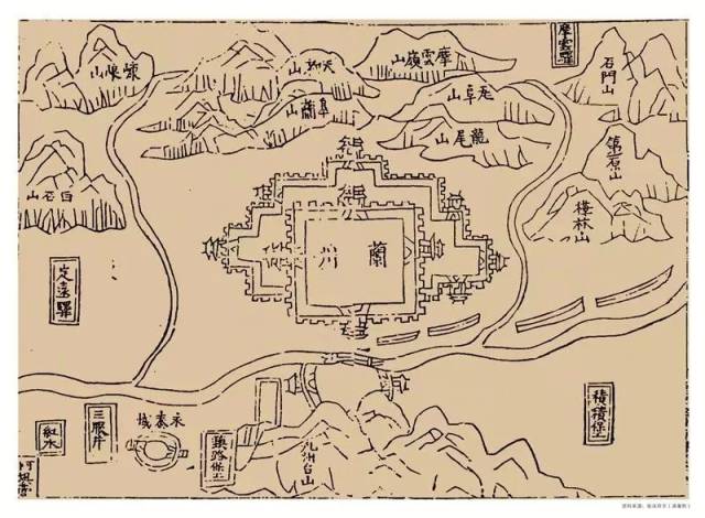原来兰州500年的变迁都藏在这19张地图里了