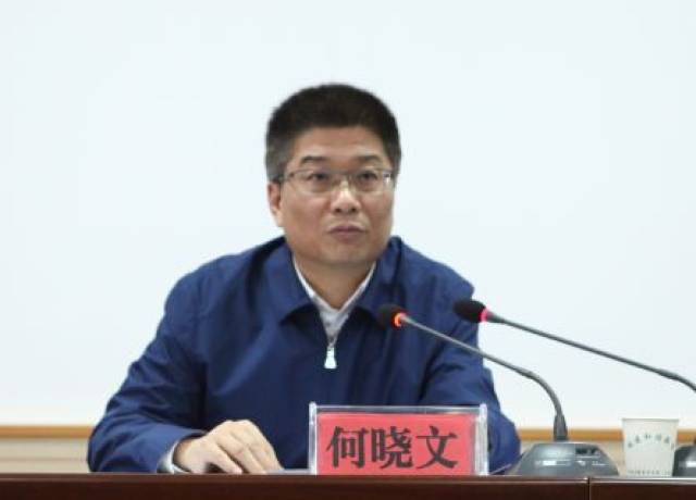 柯城区副区长何晓文讲话 何晓文代表区政府对区教育局成立表示祝贺