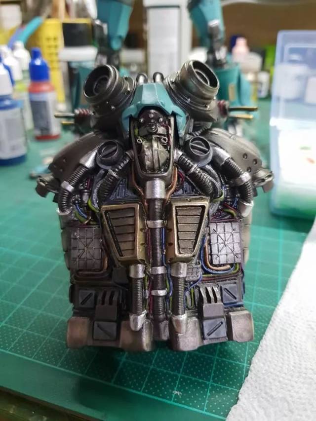 硬核意大利风格机甲1/100 garbaldy制作作品,附超长制作过程