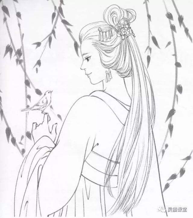 这一期为古风专栏,从头到尾超详细讲解如何画出娉婷袅娜的古代女子