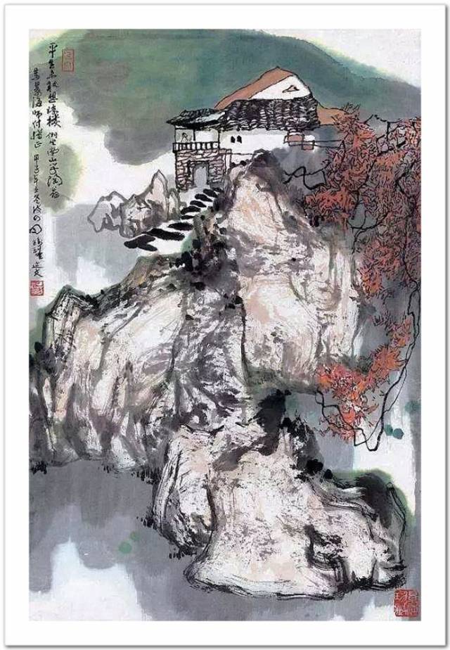 墨融于彩--杨延文山水画欣赏