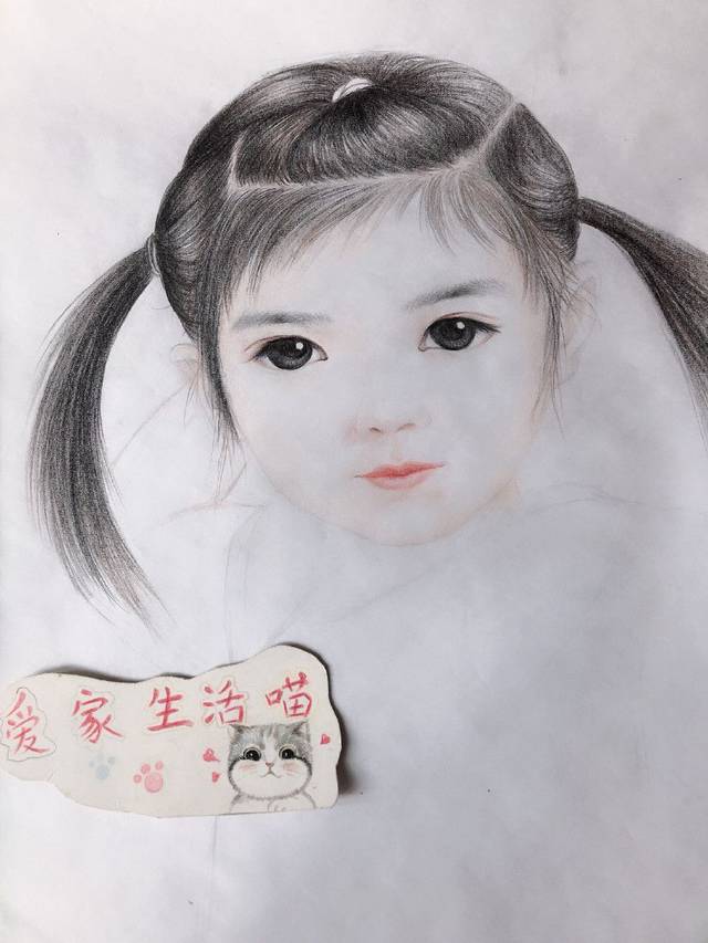 春节萌娃装扮造型之一:手绘萌娃搭配手工饰品,可爱挡不住