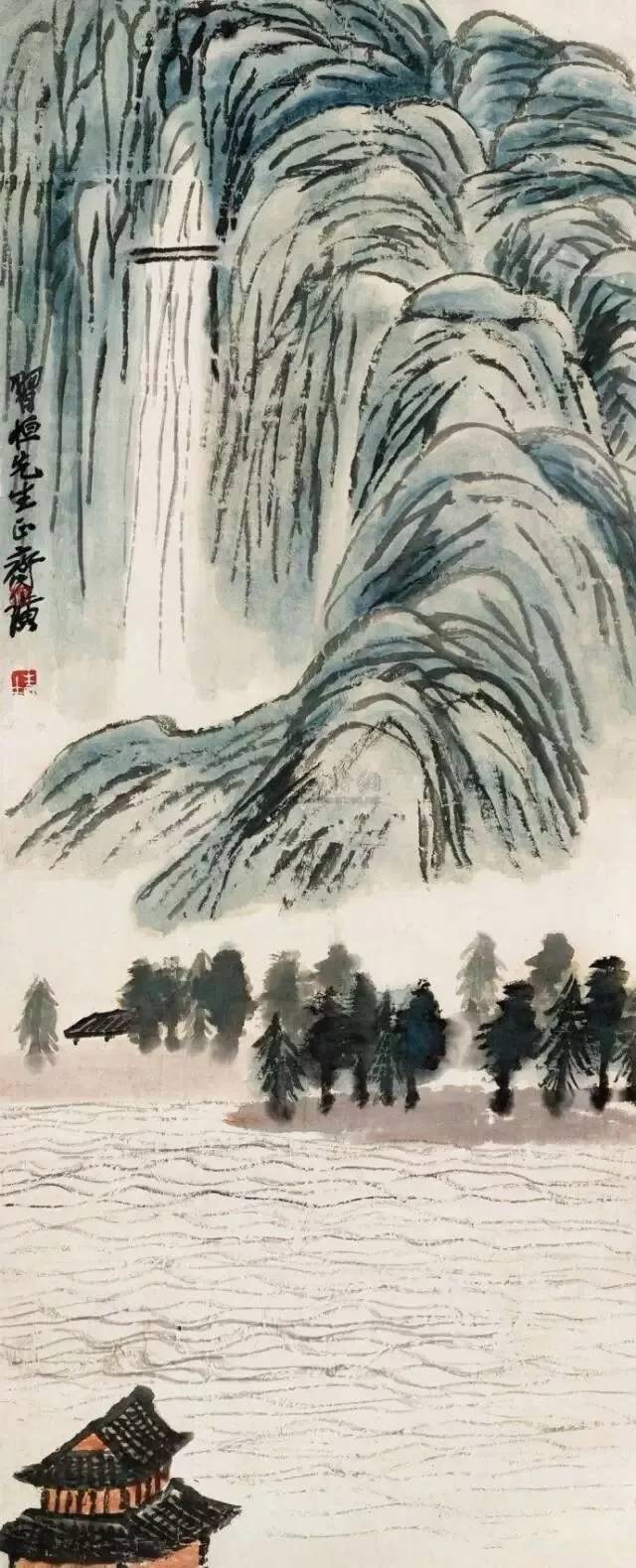 齐白石老先生山水画作品赏析