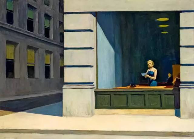 edward hopper, new york office, 1962  montgomery museum of fine