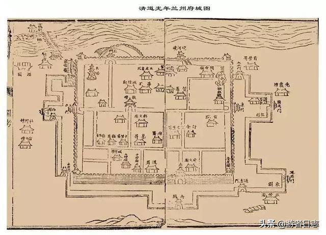 地图上的金城,19幅地图带你尽览兰州城池五百年变迁