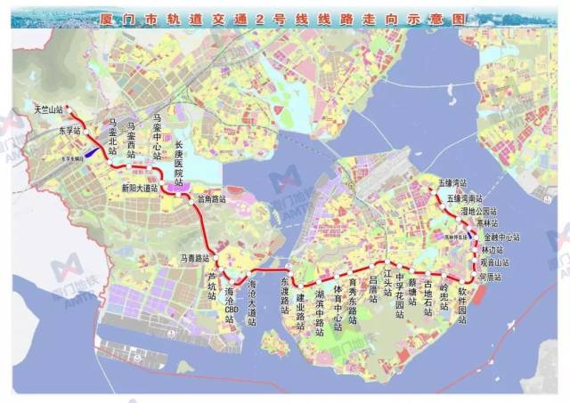 我们一起来期待一下 1 地铁线 △来源:厦门地铁 3 地铁3号线 地铁
