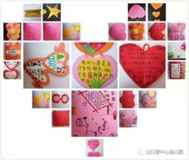 孩子们早早的来到幼儿园,高高兴兴的和家长一起将亲子制作的心愿卡挂