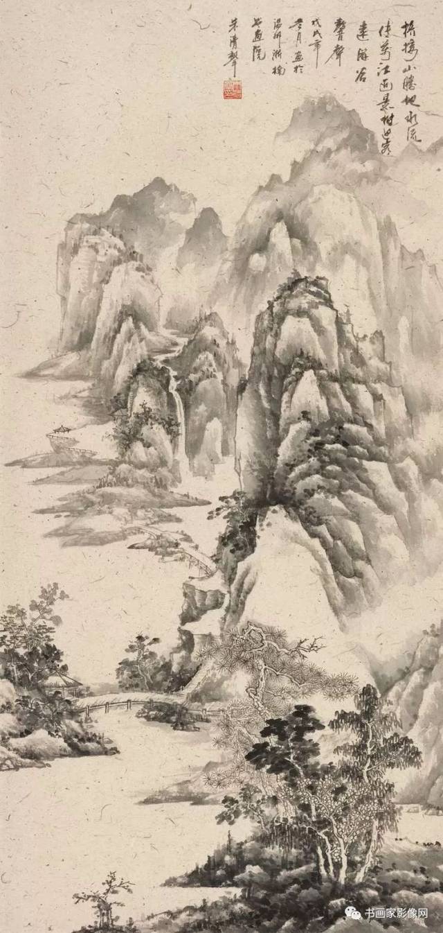 庄志深 作品 庄锡忠 作品 人民大学艺术学院庄志深山水画教学工作室