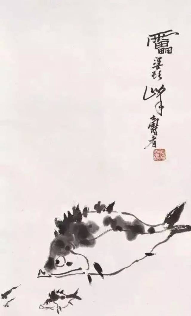 吴昌硕,齐白石,张大千,潘天寿等大家画的鱼,令人拍案叫绝