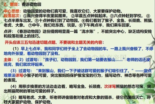 小学生写作文总是跑题怎么办,不要怕三步教你列提纲理