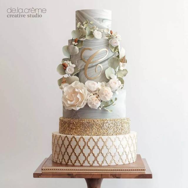 这师傅只做翻糖蛋糕太火了,她的翻糖蛋糕太漂