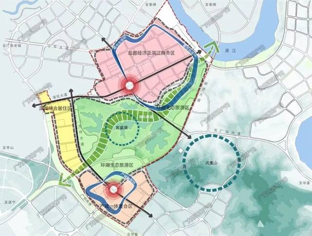用公园城市理念规划建设官盛新区 高规格打造广安