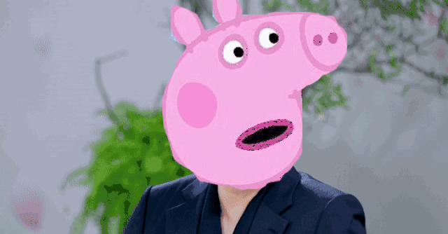 台上有个马赛克游走 总觉得哪里怪怪的 要不参考 一些综艺对粉色头发