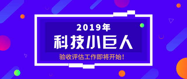 上海市科技小巨人(含培育)企业验收评估工作即将开展!