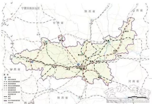 天水—平凉高速公路 2. 静宁—天水高速公路