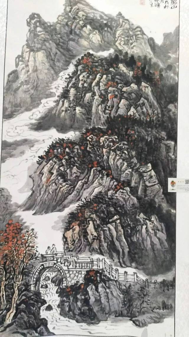 登封市"道法嵩山〃第六届中国画作品展开展