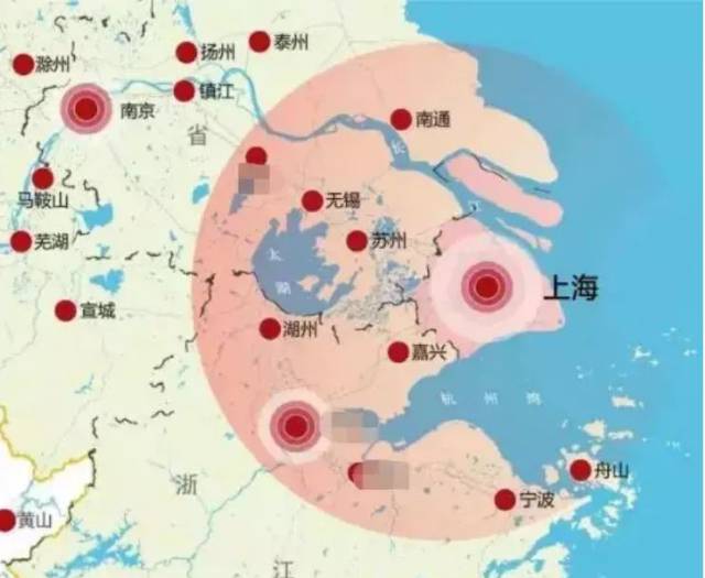 今天准备重点分析一下长江三角洲,以及其核心"上海大都市圈".