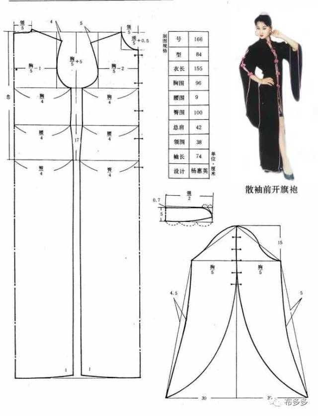 过年了,来一套中式服装收集的裁剪图