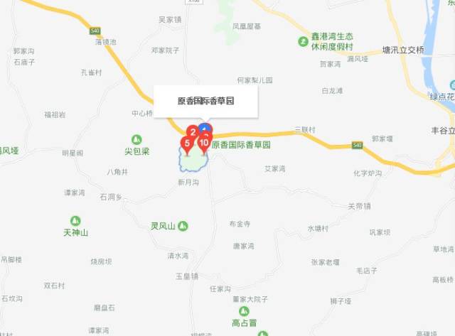 盛会地址: 原香·国际香草园 (绵阳市涪城区杨家镇x106 ) 公交线路