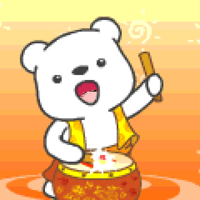 春节祝福语表情包卡通版:过年好,新春大吉,恭喜发财