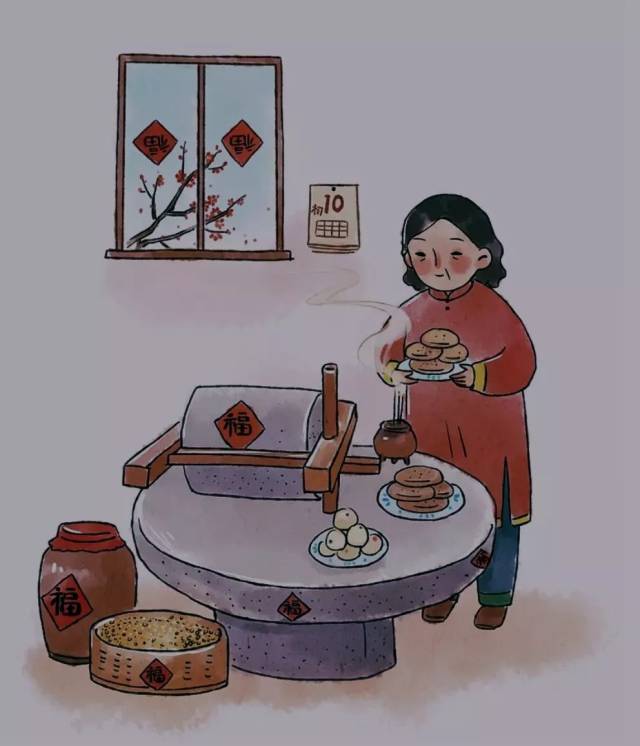 正月初九(2月日) 大年初十是石头的生日,这一天磨等石制工具都不能