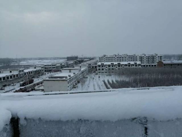 夏邑2019第一场雪景快递(含全部乡镇)