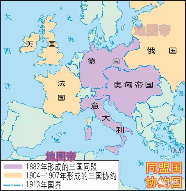 八幅地图看一战,德国和奥匈帝国谁更惨?