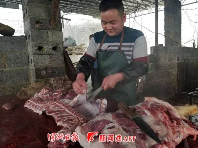 杀猪卖猪肉有搞头,南丹这个90后屠夫销售旺季月入近万元