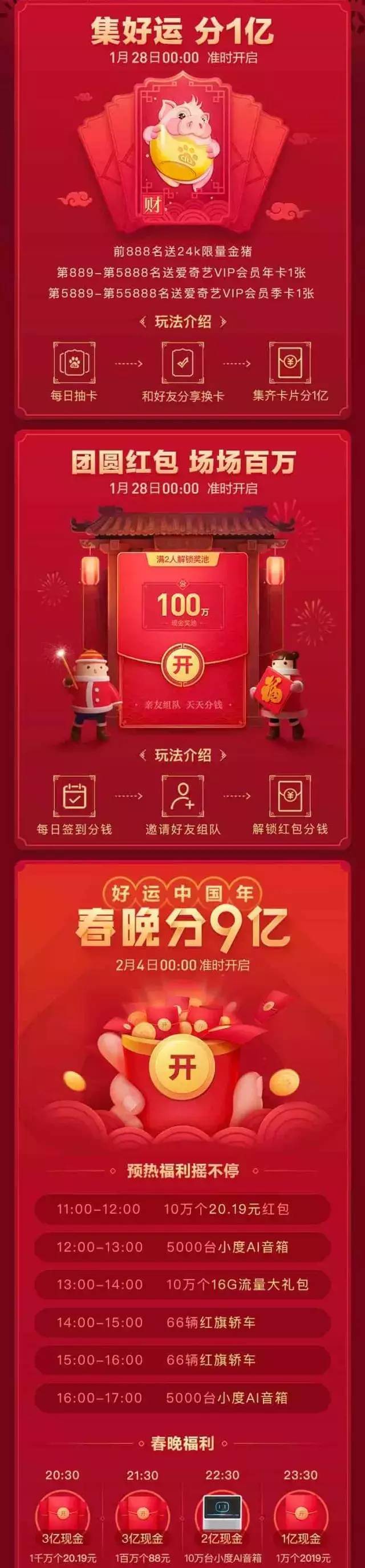 2019抢红包全靠这条微信了史上最全各大平台抢红包时间表出炉不看后悔