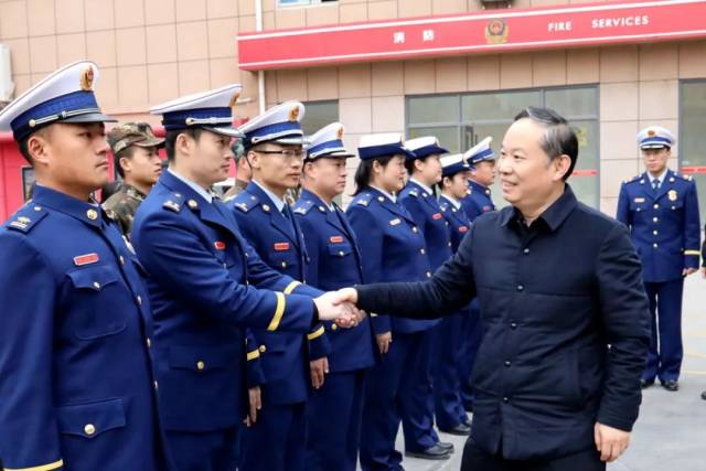 【聊城消防】东昌府区副,刘培国一行