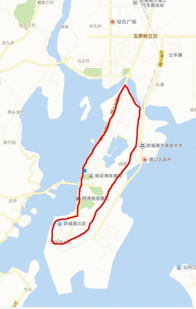 地图 防城港市公安局 防城港市环境保护局 2019年1月25日 来源:港口区