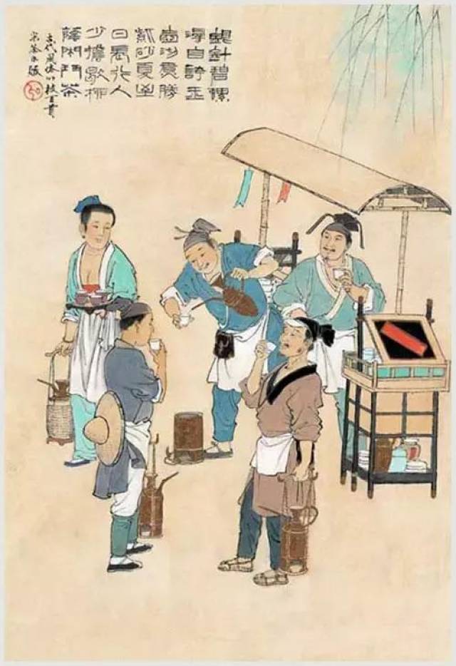 100幅绘画美图,详解中国传统文化内涵,爆竹,年画,猜灯谜