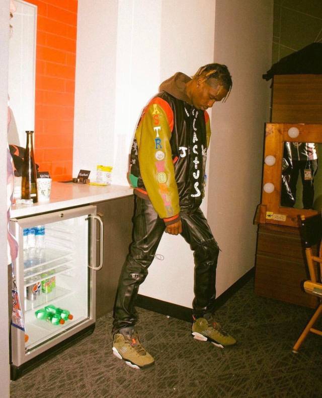 惊喜来的太突然?travis scott x air jordan 6实物联乘首度上脚曝光!