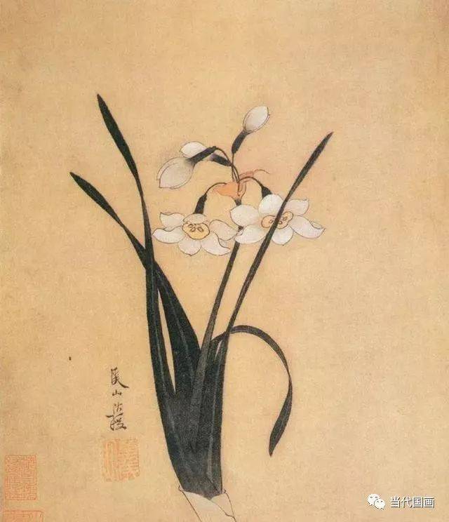 历代名家笔下的水仙,祝您新年好运常在!