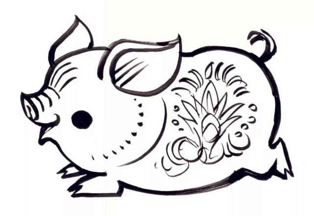 生肖猪 | 韩美林和他笔下的猪年邮票