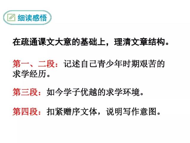 部编版九年级下册语文课文11《送东阳马生序》知识点
