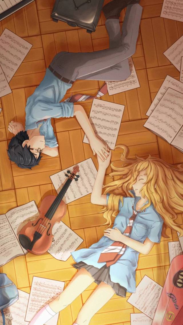 漫画壁纸|四月是你的谎言壁纸