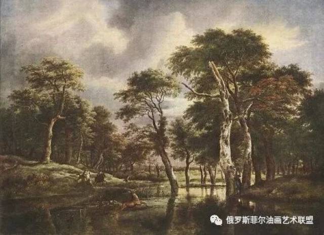 荷兰著名的风景画家霍贝玛与雷斯达尔油画作品欣赏