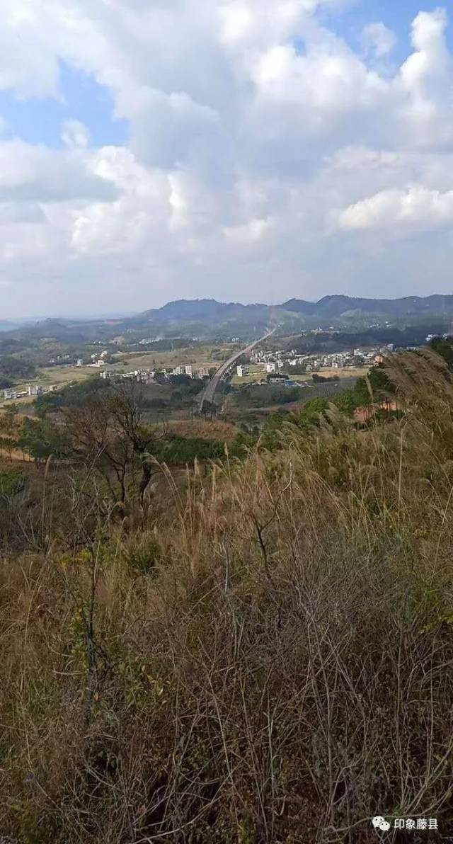 一架飞机,来到藤县高铁站上空,拍下震撼一幕!