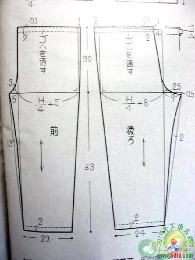 睡衣裁剪图,大人孩子都有哦