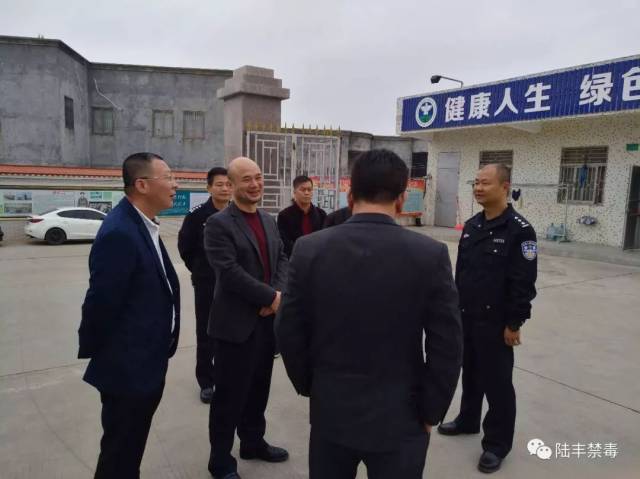 市委领导到内湖,三甲等地检查指导禁毒工作