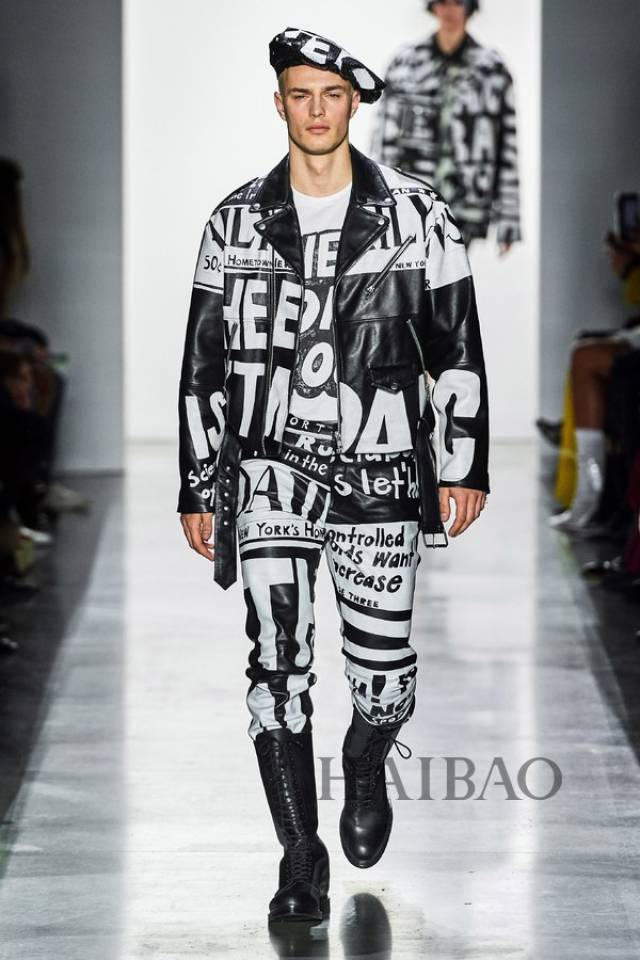 涂鸦街头,jeremy scott 2019秋冬女装秀,海报网带你亲临纽约时装周