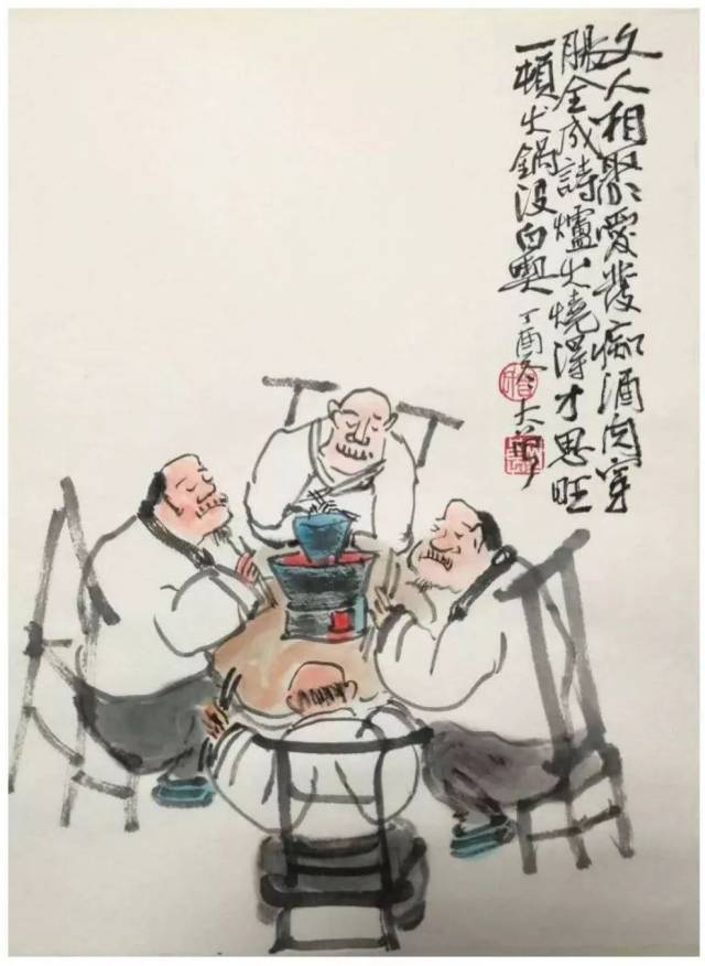 新春拜年四处走,亲戚朋友劝喝酒,饮尽千杯扶墙走