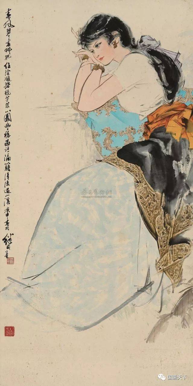 "画坛圣手"刘继卣仕女图,就是美!