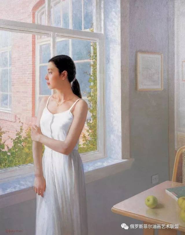中国油画家翁伟人物油画作品欣赏