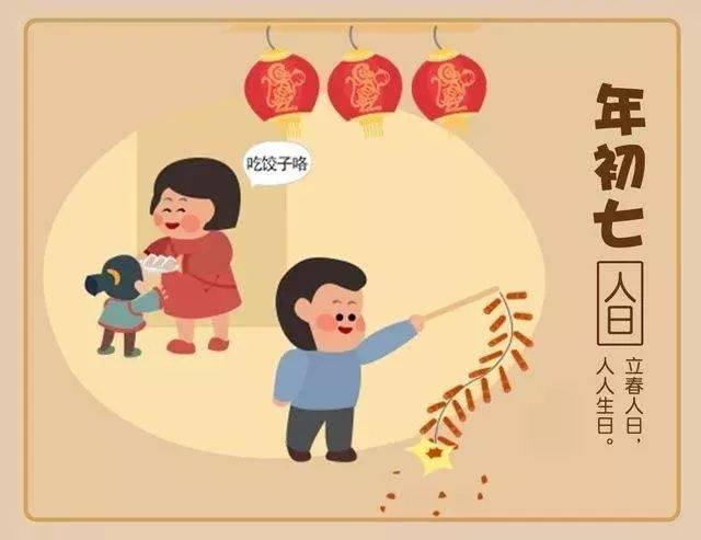 正月初七 "人的生日"